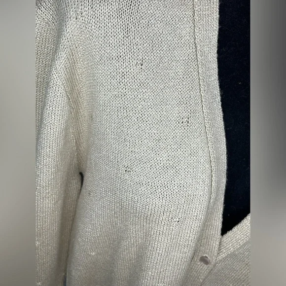 Vintage Jaclyn Smith knit cardigan grandma sweater small grannycore cottagecore - Picture 3 of 10
